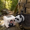 thumbnail image 4 of Inflatable Neck Pillow Press-To-Inflate U-Shape 1 Count Panda Carrying Case Gift Box for Airplane Travel, 4 of 7