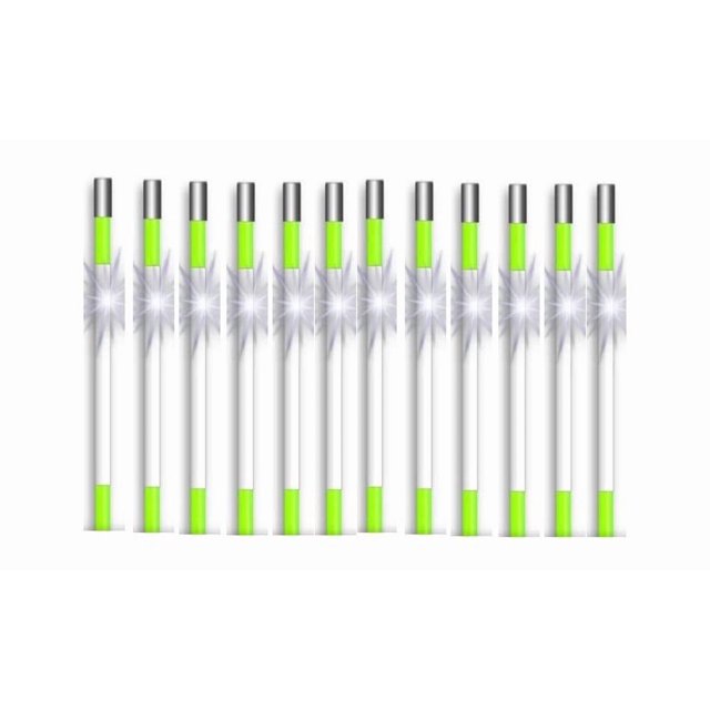 Marqueurs de Neige Réfléchissants Orange pour Allée 60 Pouces Quantités Multiples (12, Jaune Lime)