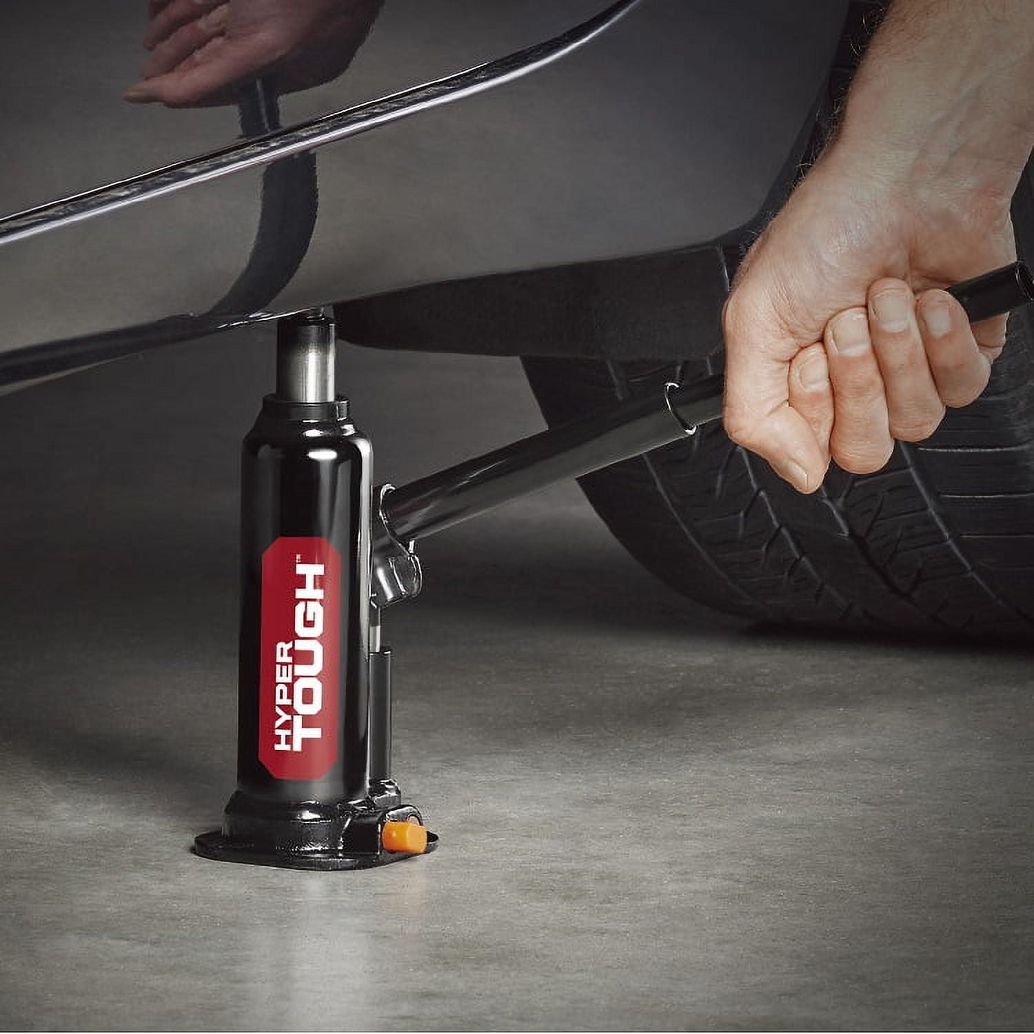 Hyper Tough T90203W Bottle Jack, 2 Ton Black - Walmart.com