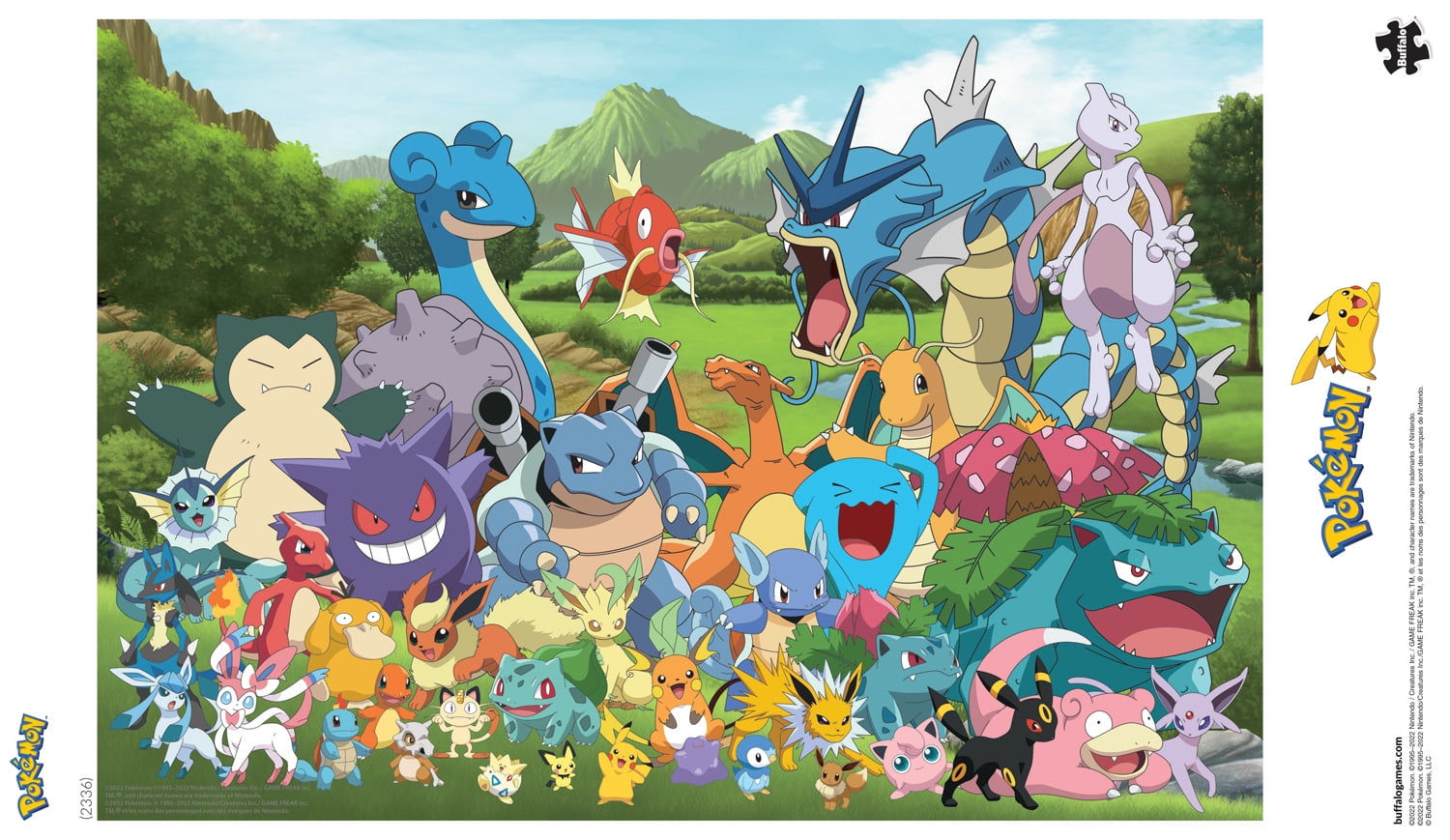 Buffalo Games 2000-Piece Pokemon Group Jigsaw Puzzle