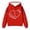 Red, variant on IWRICH Hoodies for Girls Graphic Heart Horse Print Long Sleeve Pullover Tops Cute Soft Cozy Hooded Sweatshirts,Size 2-14 Years White 160