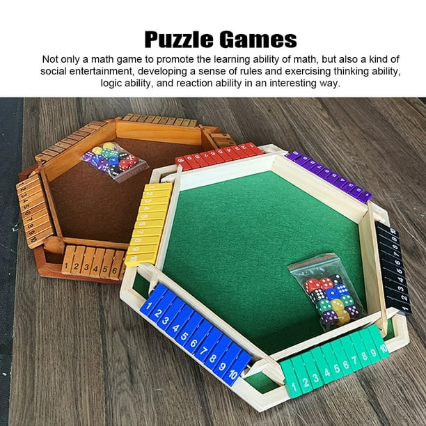XFGOU Jouets et Loisirs Jeu de dés en Bois Ferme la Porte Ferme la Boîte Jeu Amusant de Table Jeu de Mathématiques pour Adultes et Enfants Ferme la Boîte Jeu de 9 XFGOU Jouets et Loisirs Jeu de dés en Bois Ferme la Porte Ferme la Boîte Jeu Amusant de Table Jeu de Mathématiques pour Adultes et Enfants Ferme la Boîte Jeu de 9