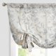 thumbnail image 1 of JINCHAN Cortina Visillo con Lazo y Volante en Lino Floral Gris 54", 1 of 9