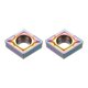 thumbnail image 1 of 2uds Carburo Torneado Insertos CCMT120408-MA CNC Torno Indexable fresadodo Reemplazo para SCFC Serie Herramienta Soporte Color Revestido Ranurado Herramienta Unique Bargains herramientas de torneado de torno, 1 of 6