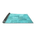 thumbnail image 2 of Ahgly Company Indoor Square Abstract Light Blue Contemporary Area Rugs, 6' Square, 2 of 4