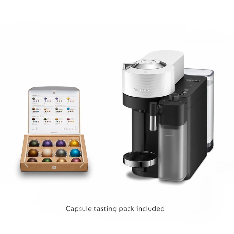 Nespresso, Vertuo Lattissima Coffee Machine, White, with Milk