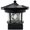 black-small, variant on Solar Rotating Lighthouse Garden Light 360 Outdoor Lamp For Patio Paths Landscape Decoration