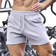 thumbnail image 4 of Pantalones Cortos para Hombre Cintura Elástica con Bolsillos Color Sólido Casual Suelto Pantalones de Ejercicio, Cordón de Moda para Correr, Trabajo Y Uso Diario, 4 of 6