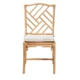 thumbnail image 3 of bali & pari Rio Rattan BOHO Dining Chair, Natural Brown, 3 of 10