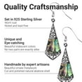 thumbnail image 3 of Abalone Shell 925 Sterling Silver Drop Earrings Jewelry Gifts for Women Birthday Gifts, 3 of 6