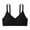 Black, variant on Riforla Women's Front Side Buckle Lace Edge Without Steel Ring Movement Seamless Gathering Adjustment Yoga Sleep Large Bra Sports Bras for Women Beige XXL