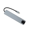 thumbnail image 4 of 8 In 1 Docking Station, Fast Heat Dissipation 8 In 1 Type C Docking Station 4K HD USB3.0  For Gaming Grey, 4 of 8