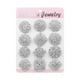 thumbnail image 5 of 12 Pieces Mixed Rhinestones Brooch Pins Handmade for Party Dressing Fashion ,Made of Alloy Materials, Inlaid Artificial Gems Elegant DIY Plata Fernando Pin de broche de perlas, 5 of 8