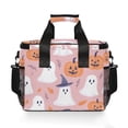 thumbnail image 7 of FORMRS Insulated Cooler Bag 24 Cans Capacity Soft Leakproof Lunch Box with Side Pockets, Cartoon Halloween Ghosts, 7 of 7