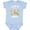 AE-Light Blue, variant on Cute Sloth I Love My Poppy with Green Leaves Boys or Girls Baby Bodysuit