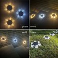 thumbnail image 3 of Luces Solares para el Suelo, Paquete de 4 Luces Empotradas en el Suelo, 6 Luces LED para JardíN, Luces para Patio, Exteriores, para CéSped, Patio, Luz CáLida, 3 of 5