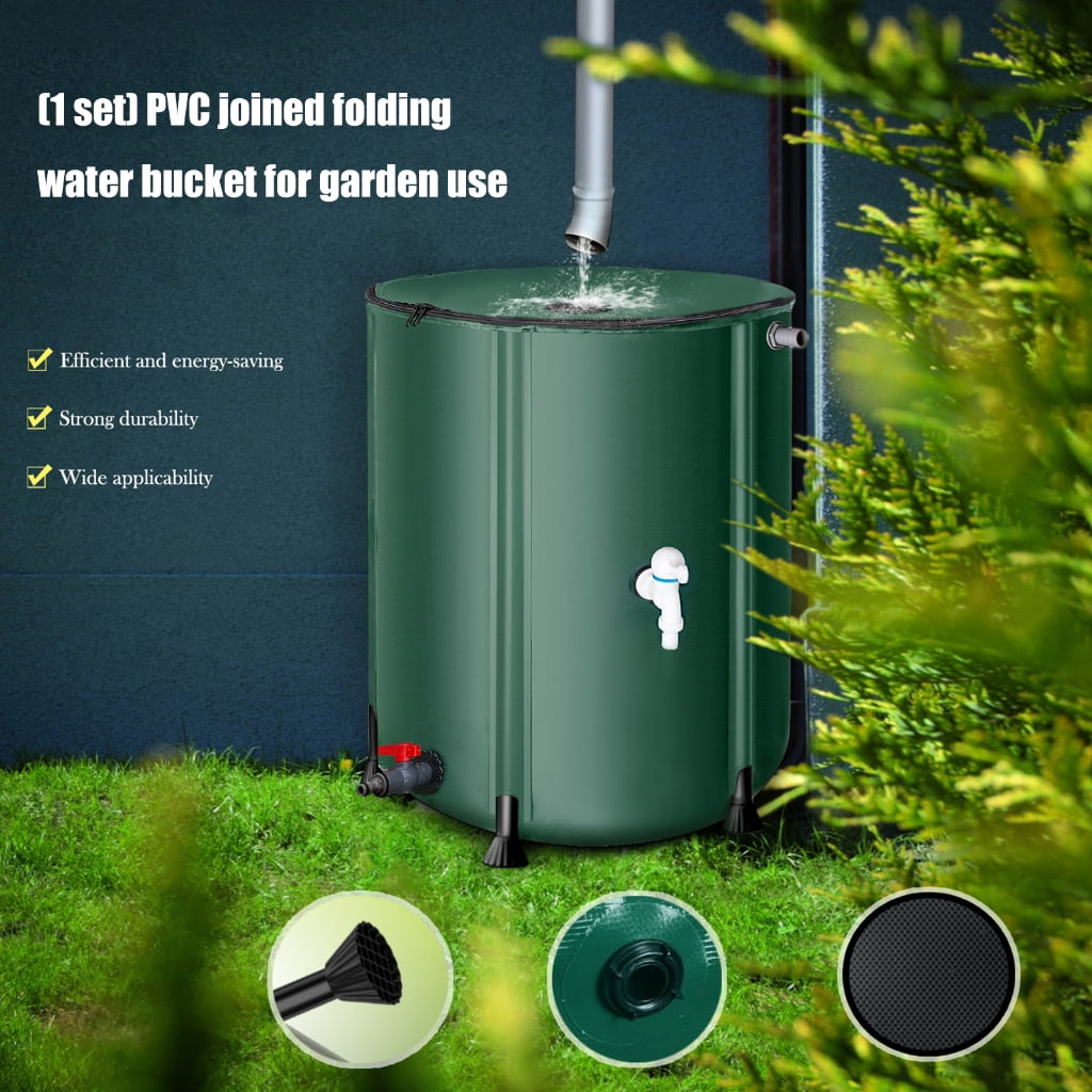 Sinyiin Rainwater Recycling Water Storage Container Garden Irrigation Bucket Collection