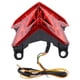 thumbnail image 1 of Luz trasera LED para motocicleta, luz trasera de señal de giro de freno para Kawasaki Z800 2013 2014 (rojo) Jadeshay  A, 1 of 9