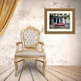 thumbnail image 3 of Villa, Mlli 14x12 Gold Ornate Wood Framed with Double Matting Museum Art Print Titled - Parked In Havan, 3 of 4