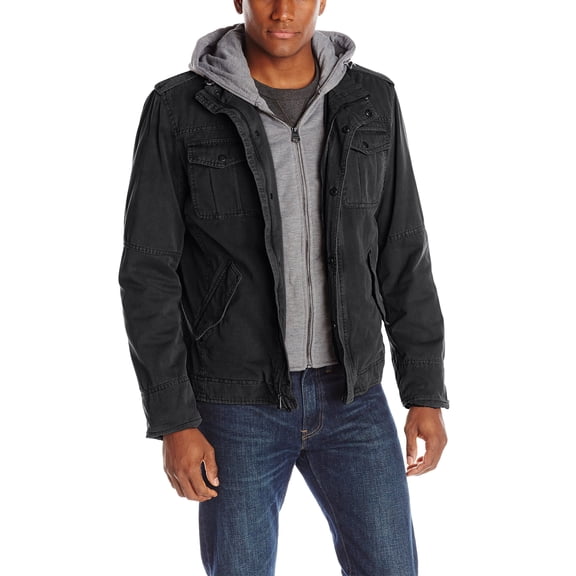 Levi's Washed Men's Sherpa-Lined Hooded Jacket