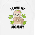 thumbnail image 4 of Inktastic Cute Sloth I Love My Mommy with Green Leaves Boys or Girls Baby Bodysuit, 4 of 5