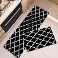 thumbnail image 1 of Alfombra de cocina absorbente, barro diatomeas suave alfombra del piso para el uso en frente fregadero, antideslizante, Linterna Negro, 1 of 1