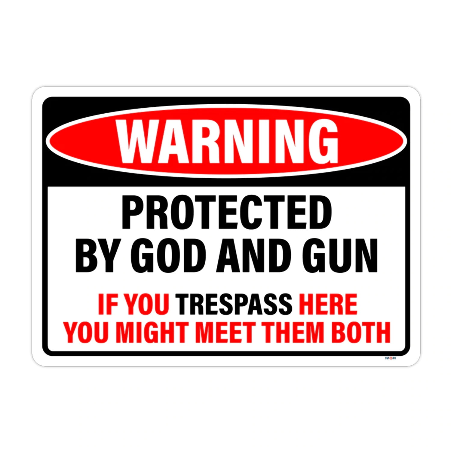 BRAND NEW  NRA Hunters Fishing Gun Security Trespassing Warning METAL Sign 
