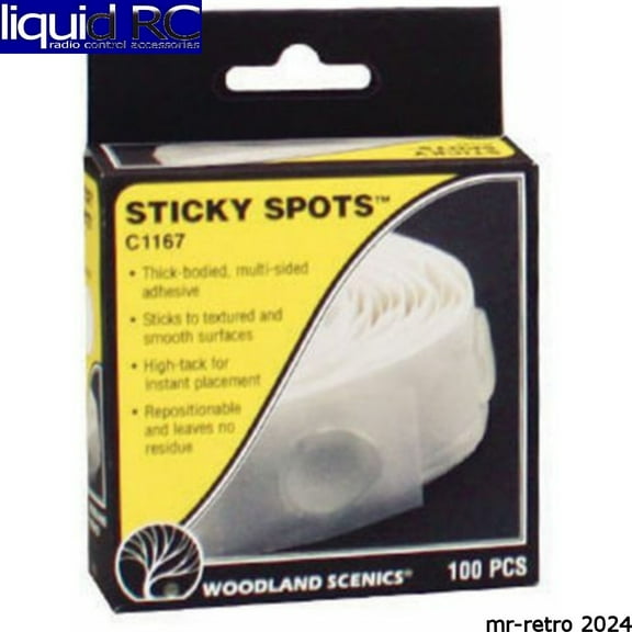 Woodland Scenics C1167 Sticky Spots (100) WOOC1167