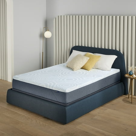 Serta - Perfect Sleeper Nestled Night 10” Medium Firm Gel Memory Foam Mattress-in-a-box - Multi