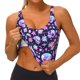 thumbnail image 3 of Fotbe crystal Skull flower cool Sujetador Deportivo Largo sin Aros para Mujer con Almohadillas y Soporte Medio, Transpirable y Absorbente, Camiseta Tipo Chaleco o Tank Top-Medium, 3 of 8