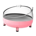 thumbnail image 1 of Animal PEQUEÑO casa de baño hámster caja de baño de arena ducha transparente bañera extraíble hámster bañera arena casa de baño para conejo rata rosa, 1 of 8