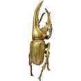 thumbnail image 2 of Ebros Large Gold Leaf Resin Hercules Beetle Wall Sculpture Table Decor Figurine, 2 of 8