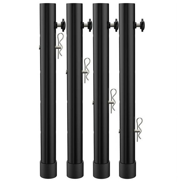 Table for Folding Straight/Bent Leg, Heights Adjustable Risers - 4PCS