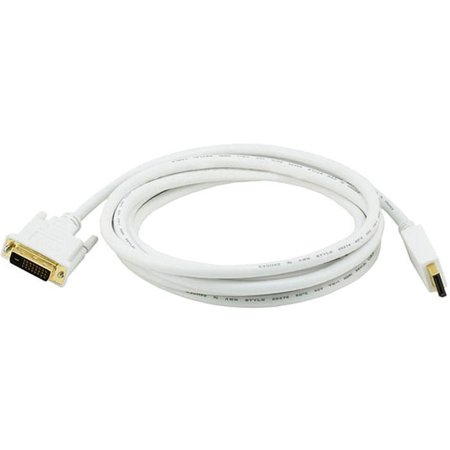 UPC: 0844660060161 | Monoprice 106016 10  DisplayPort to DVI Cable White