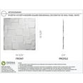 thumbnail image 2 of Ekena Millwork 19 5/8"W x 19 5/8"H Modern Square EnduraWall Decorative 3D Wall Panel, 2 of 12