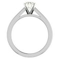 thumbnail image 4 of Diamond Engagement Ring For Women Round GIA Certified Solitaire 4-Prong 0.75 Carat 14K White Gold (K,I1), 4 of 7