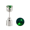 thumbnail image 2 of Hyasfey 1Pc Ear Stud Flashing Eye-catching High Transparency Handmade Faux Crystal Decorate Portable LED Women Stud Earring Women Accessories, 2 of 8