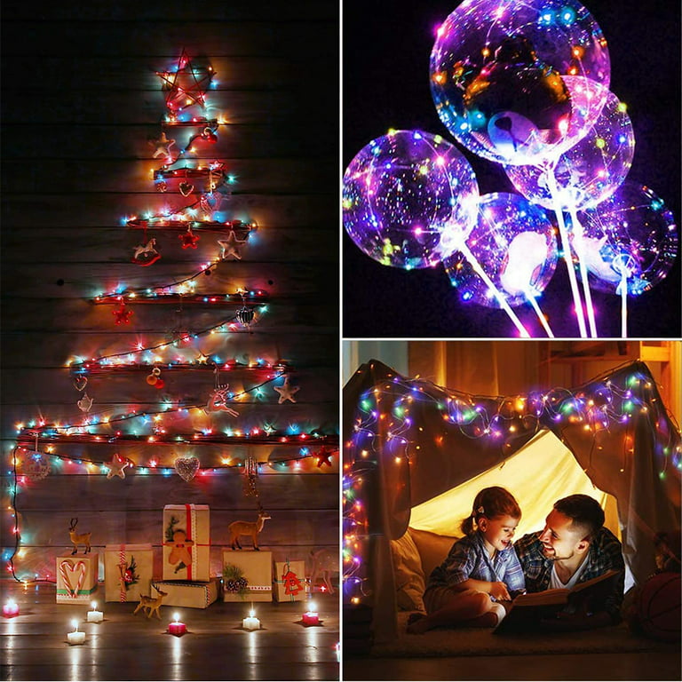 AVATAR CONTROLS Fairy 65.6 ft. 132 LED Dreamcolor Smart String Multi-Color Lights  Christmas Lights with IR Remote ASL06-132 - The Home Depot