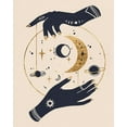 thumbnail image 2 of Warren, Annie 26x32 White Modern Wood Framed Museum Art Print Titled - Moon Hands II, 2 of 4