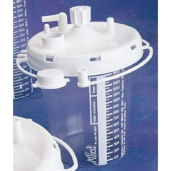Allied Suction Canister, 1500 mL With Lid, 20-08-0004 - CASE OF 48