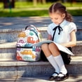 thumbnail image 5 of Goofa Doodle Cars Pattern Comfortable Student Backpack - Ergonomic Design, Durable, Water-Resistant, Multi-Compartment,Travel, and Outdoor Activities, 5 of 5