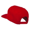 thumbnail image 3 of Old English L Embroidered Flat Bill Cap - Red OSFM, 3 of 5