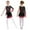Burgundy, variant on iixpin Lyrical Dance Dress for Girls Asymmetrical Figure Ice Skating Competition Outfits Dancing Clothes Brown 12