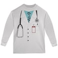 thumbnail image 1 of Halloween Doctor Costume T-Shirt à Manches Longues Blanc pour Jeunes, 1 of 1