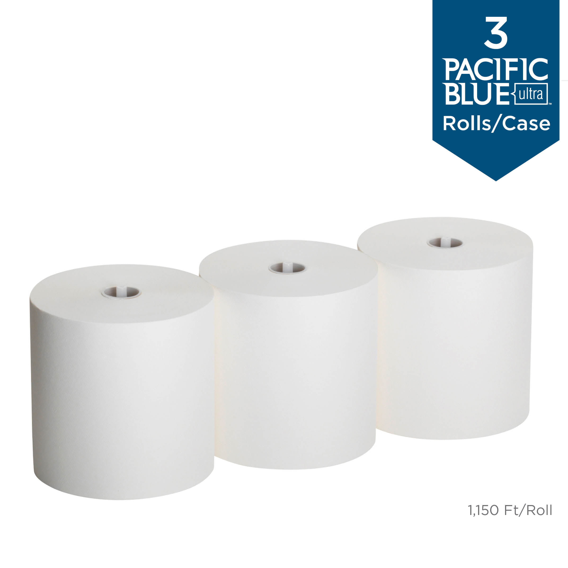 Details about   Pacific Blue Basic Hardwound Roll Paper Towel 26601 6 Roll 1 Towels/ Roll s 