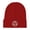 Red, variant on AA Circle Triangle White Embroidered Logo Rehab Recovery 12-step Gifts Premium Otto Cap Beanie (Red)