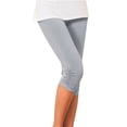 thumbnail image 1 of Pantalon Court Femme Confortable Amincissant Élastique Plissé, 1 of 4