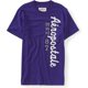 thumbnail image 1 of Aeropostale Est 1987 - Camiseta con adornos verticales para hombre, color morado, pequeña Aeropostale Camiseta adornada, 1 of 2
