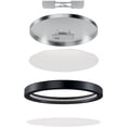 thumbnail image 3 of Kichler 53011BK30 Ara 12" Wide Flush Mount Drum Ceiling Fixture - Black, 3 of 6