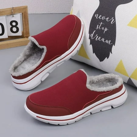 

Winter Men Women Plush Slippers Home Indoor Warm House Casual Shoes Room Lightweight Plus Big Size 47 Cheap Dropshipping
